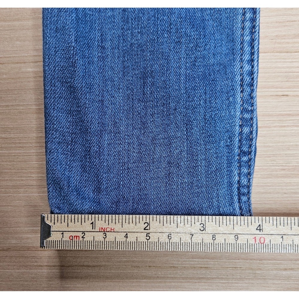 Hollister Mid-Rise Super Skinny Jeans Womens 3R Blue Distressed Denim Stretch - Picture 9 of 13